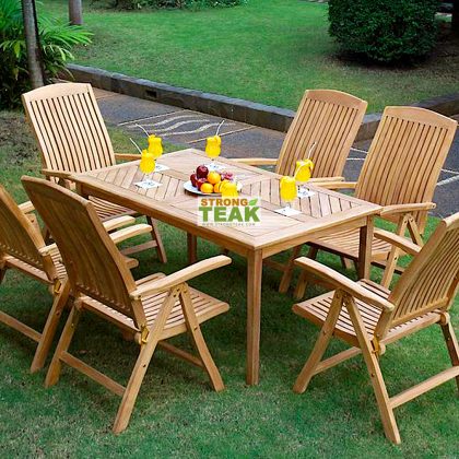 Dinning Sets Furniture Wooden Teak Manufacturer Premium Outdoor Garden Suppliers Indonesia - Wood Outdoor Deck Furniture Philippines